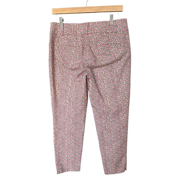Ann Taylor LOFT Women's Marissa Geo Cross Twill Pants Size 4 and 26" Inseam - Picture 4 of 5